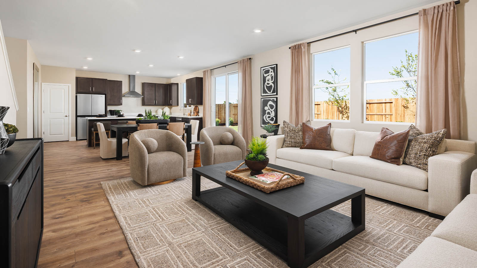 Ibiza at Delta Shores Plan 2617 light filled living room