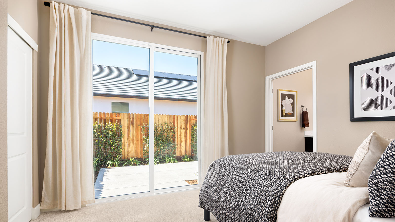 Ibiza at Delta Shores Alta Plan 2617  multigen bedroom with natural light and attached full bathroom