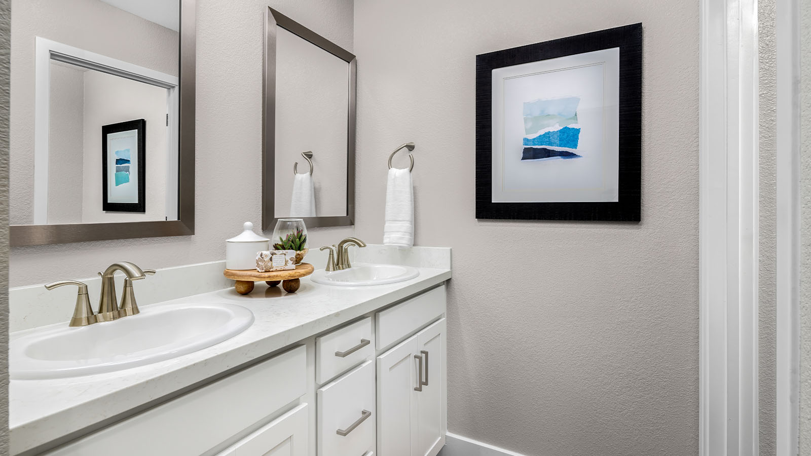 Ibiza at Delta Shores Willow Plan 2594 modern guest bathroom with tub and shower