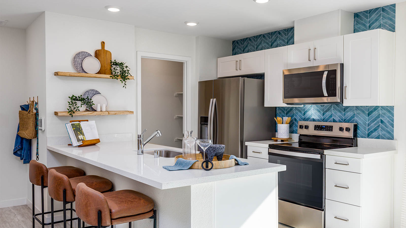 Skylar Plan 1296 bright modern kitchen