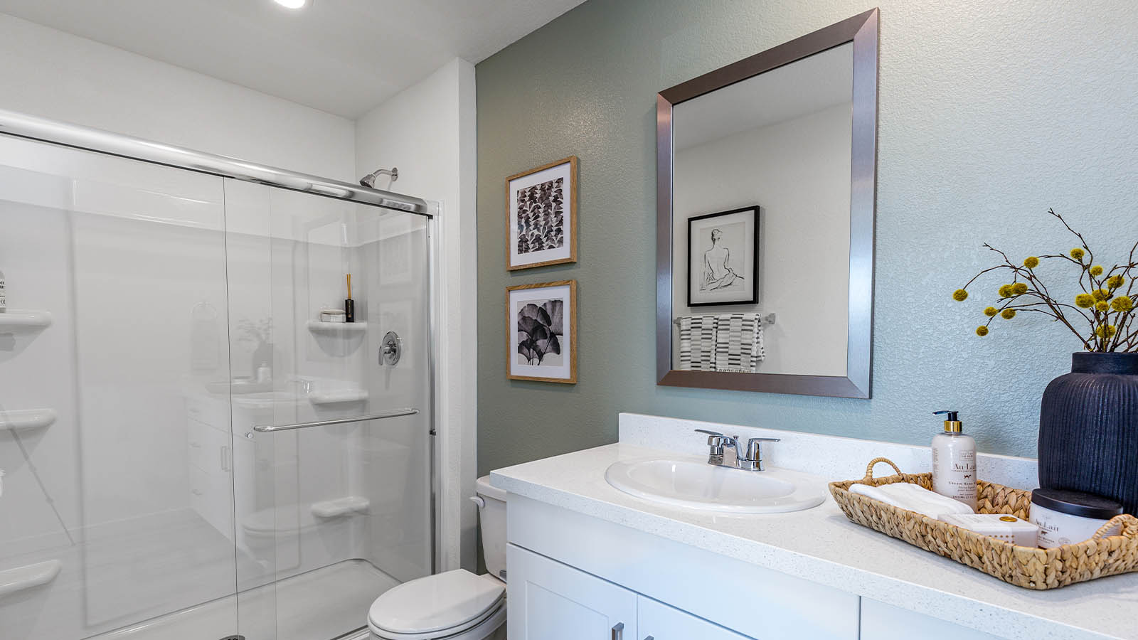 Skylar Plan 1387  spa inspired primary bathroom
