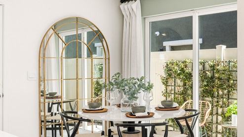 Open dining area
