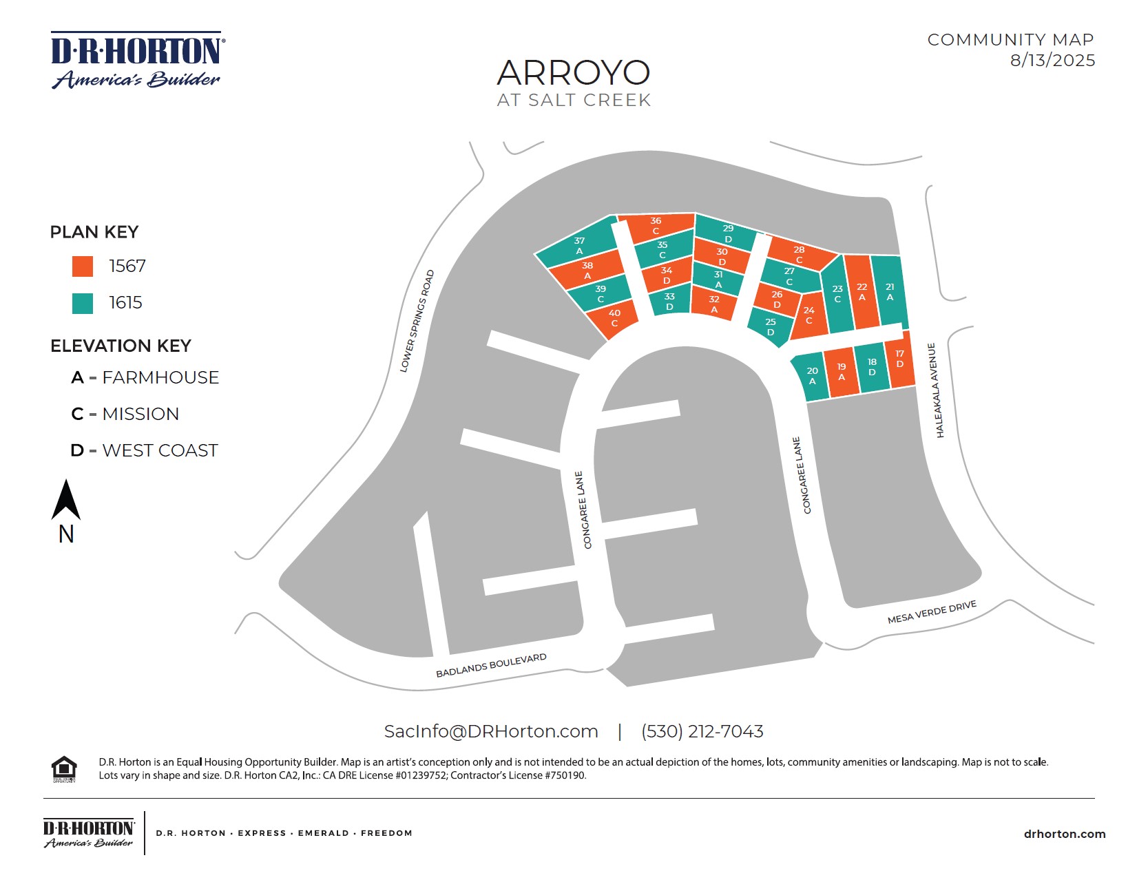 Static Lot Map