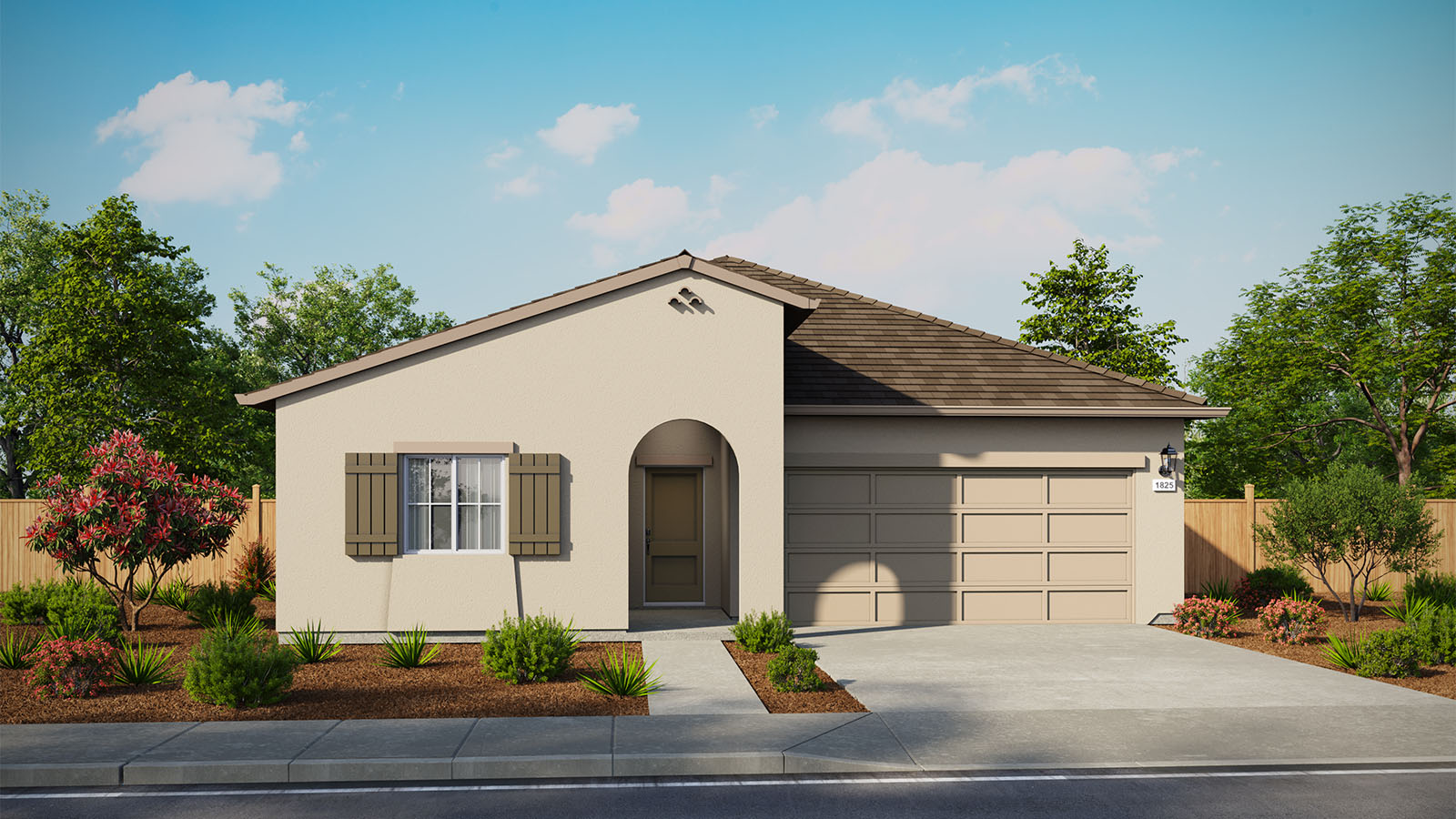 Harlen at Salt Creek Plan 1825 Exterior Mission Elevation