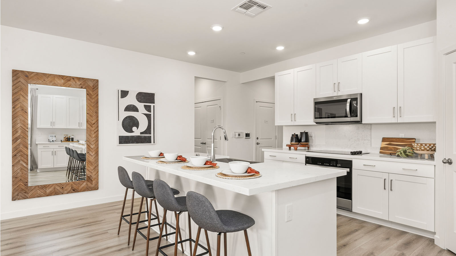 Harlen at salt Creek Plan 1825 Bright open modern kitchen
