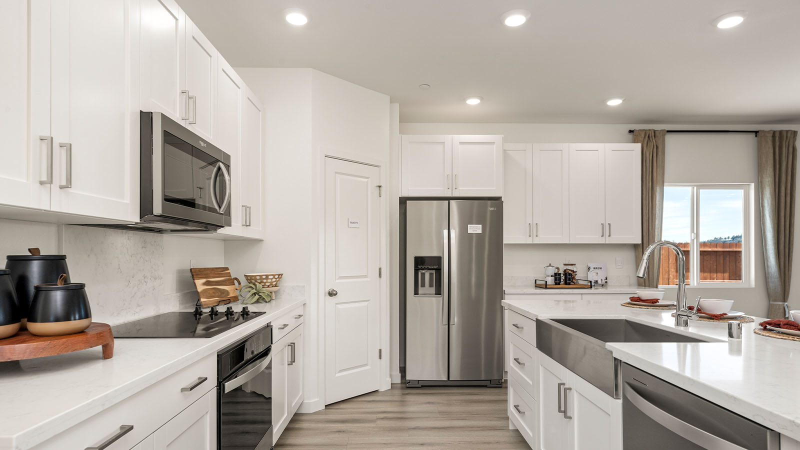 Harlen at salt Creek Plan 1825  kitchen with stainless steel appliances
