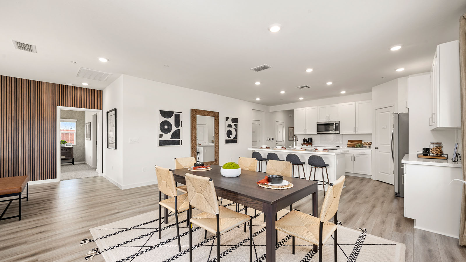 Harlen at salt Creek Plan 1825  inviting dining area