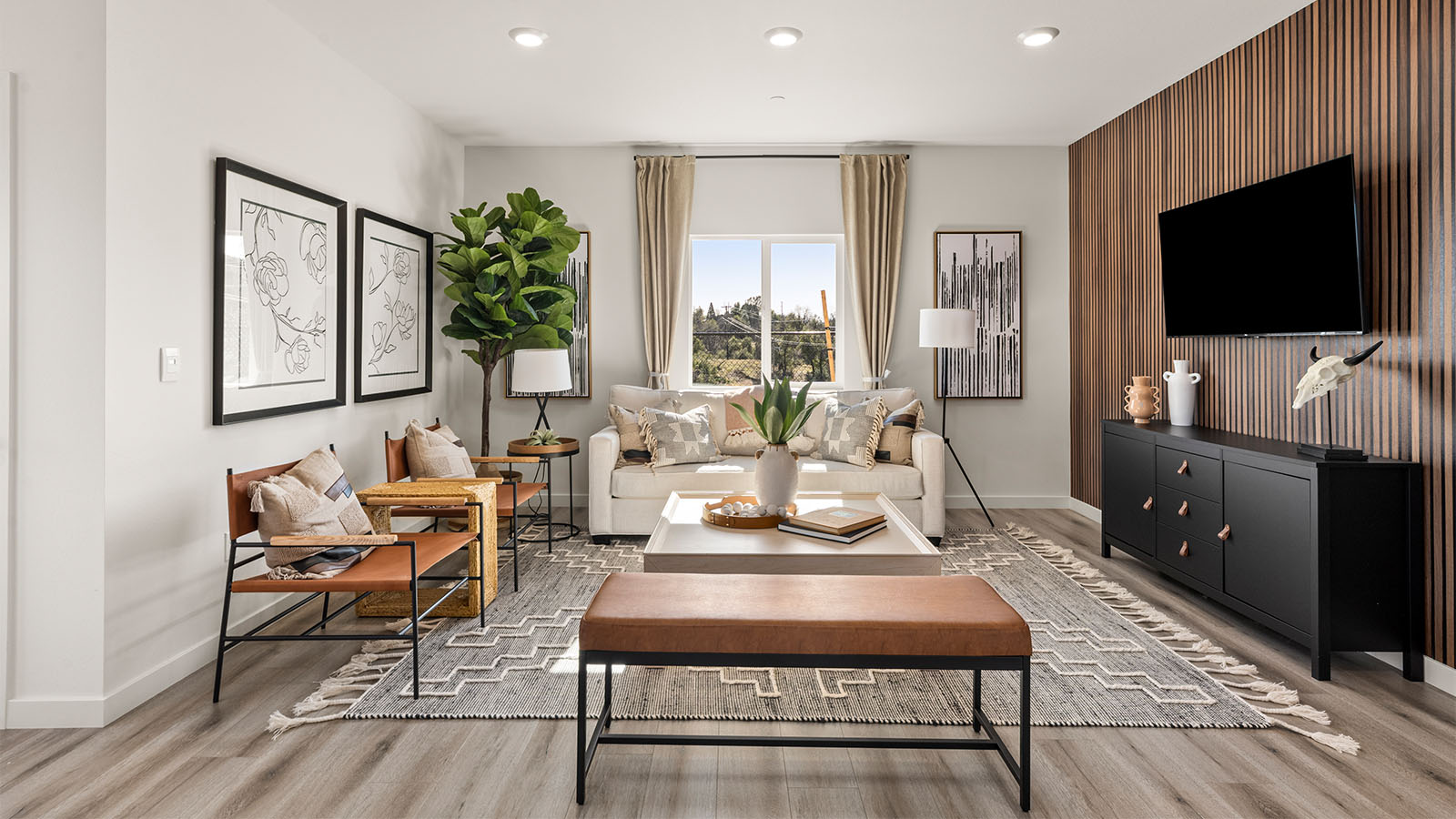 Harlen at Salt Creek Plan 1825 Light Filled Living Area