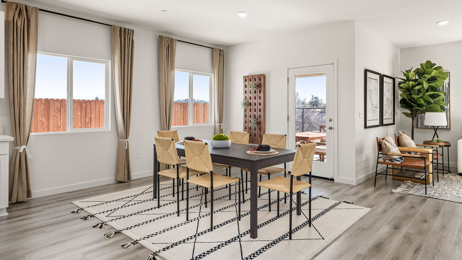 Harlen at Salt Creek Plan 1825 Inviting Dining Area