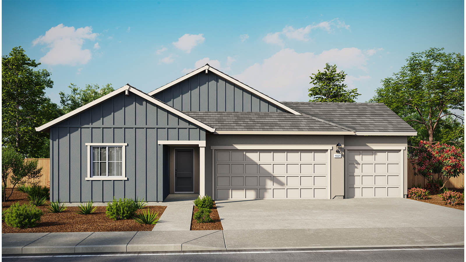 Harlen at Salt Creek Plan 1825 Exterior Farmhouse Elevation