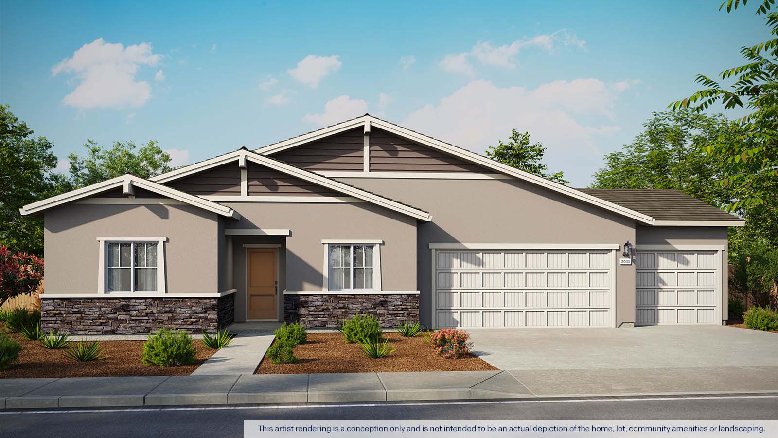 Harlen at Salt Creek Plan 2035 Exterior Craftsman Elevation