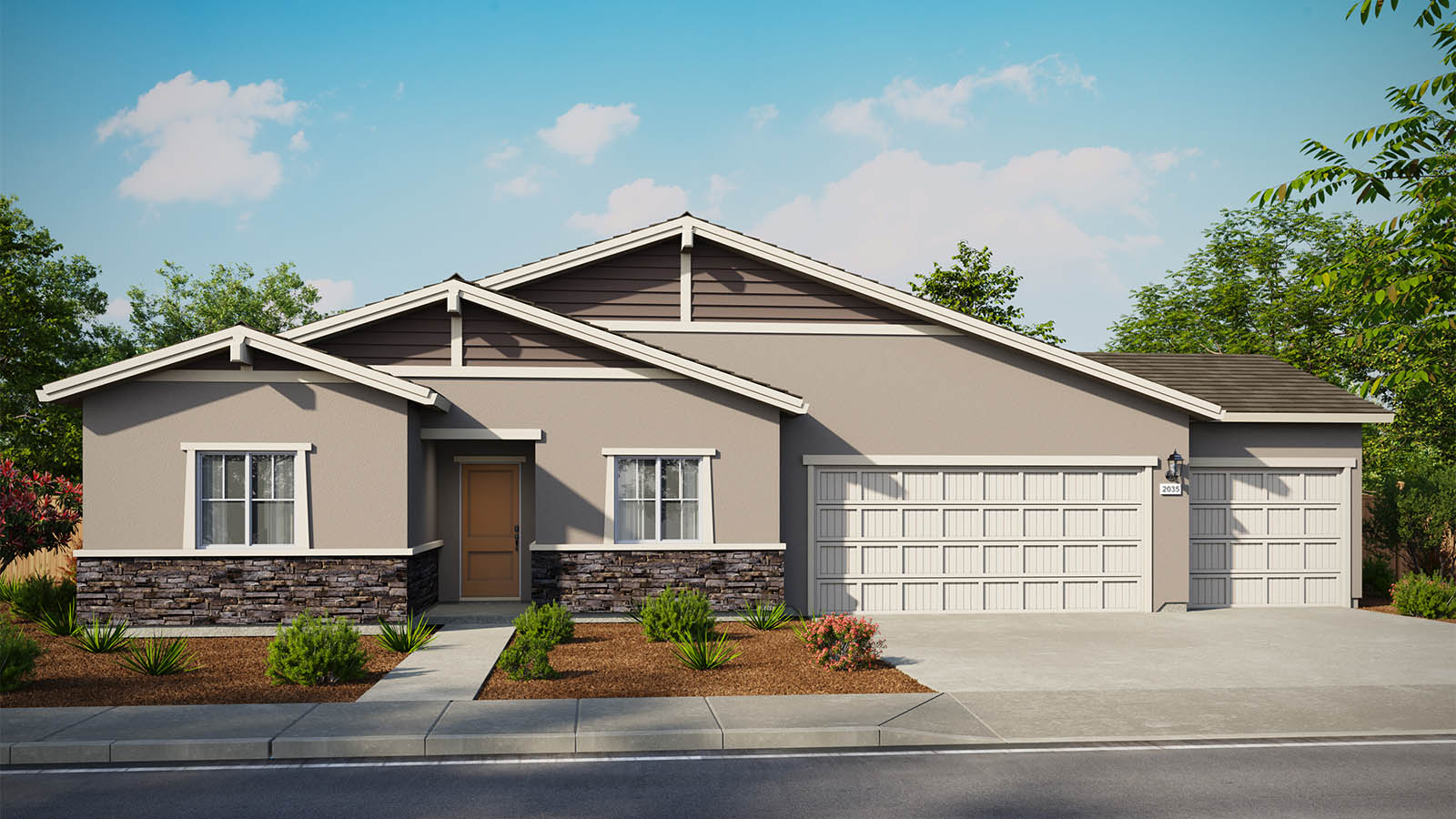Harlen at Salt Creek Plan 2035  Craftsman Elevation