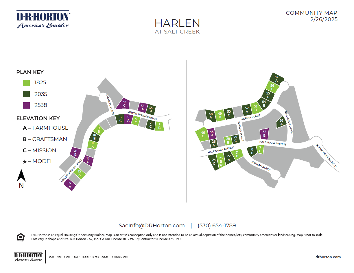 Static Lot Map