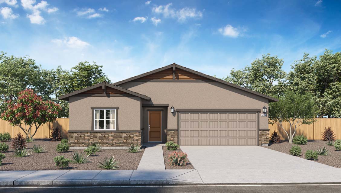 Lilac at Shastina Ranch Plan 1501 Exterior  Craftsman Elevation