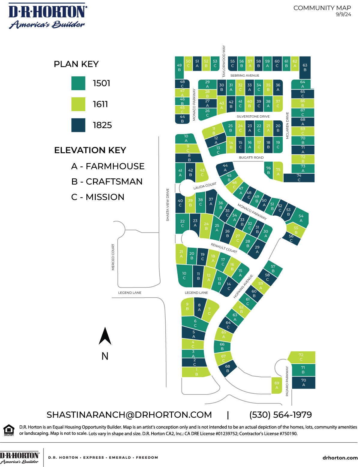 Static Lot Map