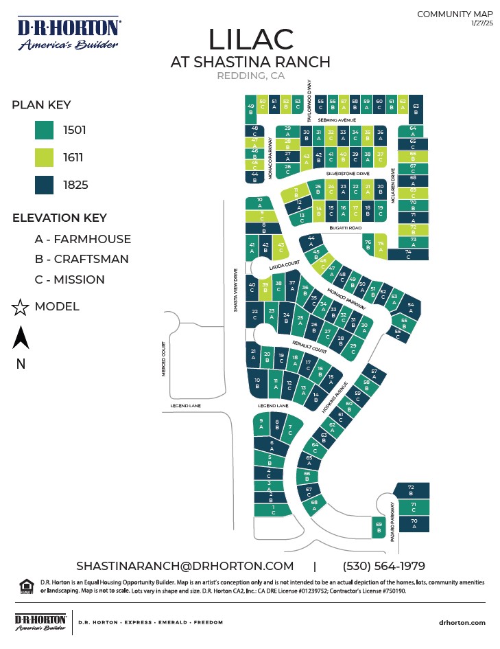 Static Lot Map