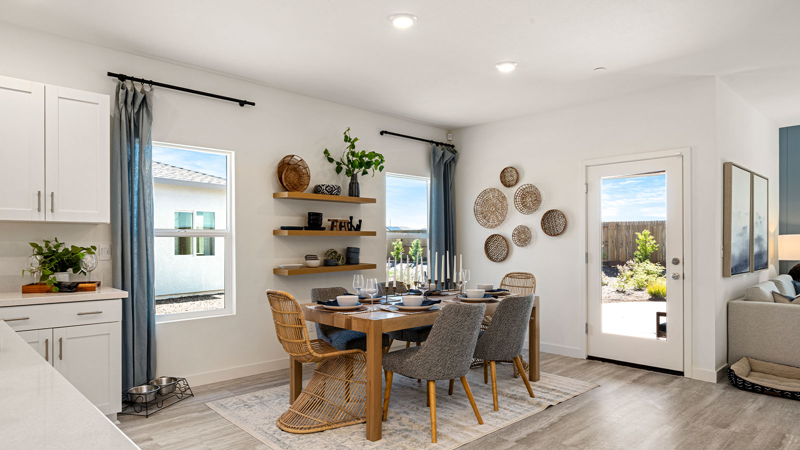 Magnolia Plan 1825   inviting dining area