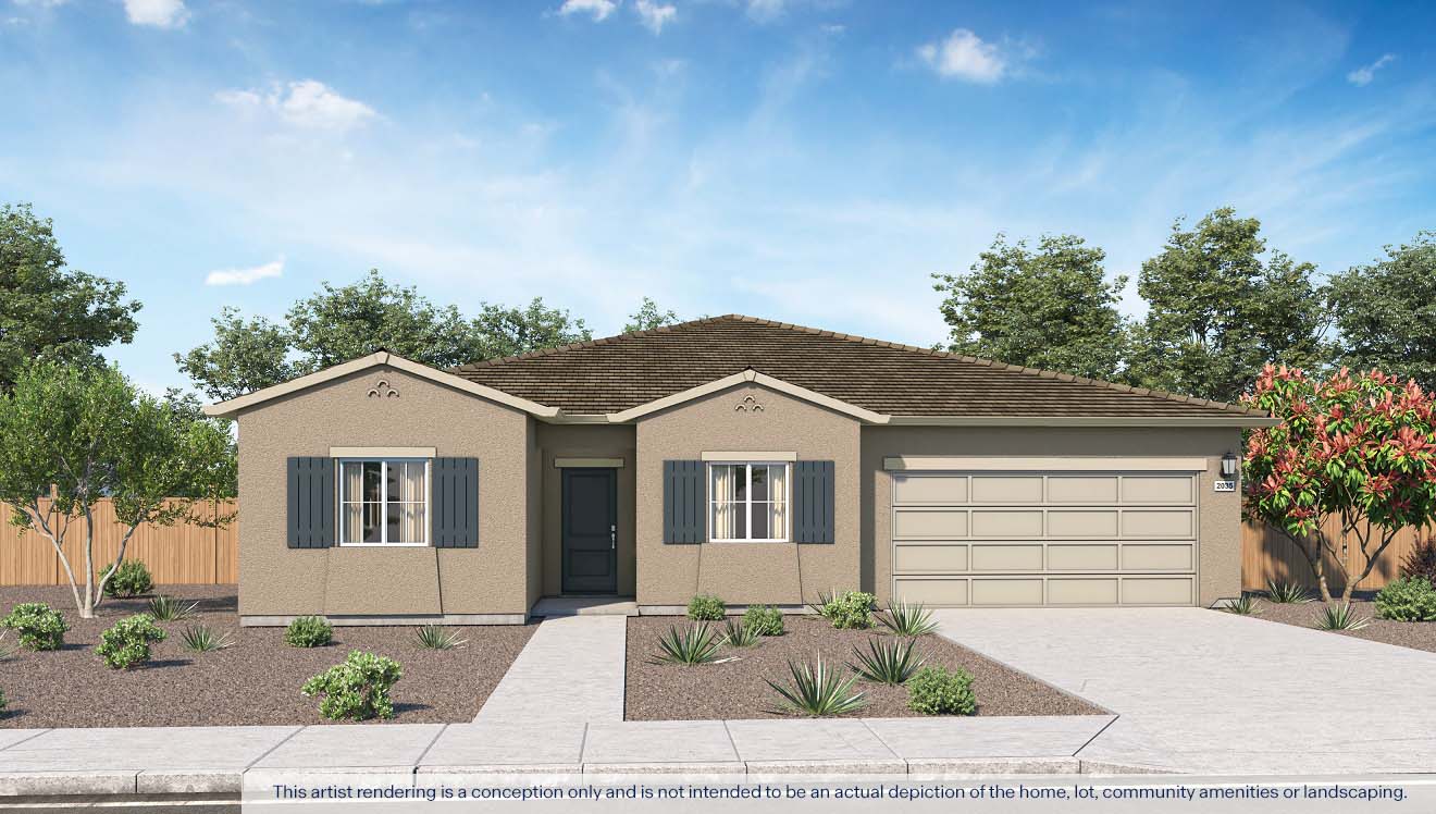 Magnolia at Shastina Ranch Plan 2035 exterior mission elevation