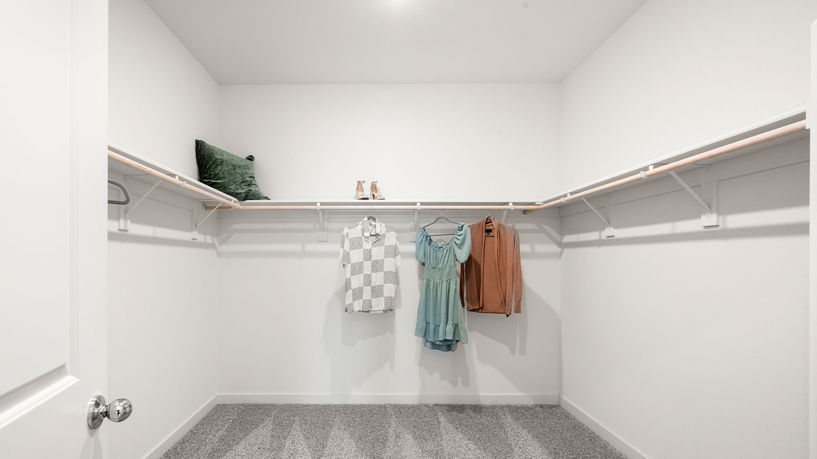 Magnolia at Shastina Ranch Plan 2035  walkin primary closet with shelving