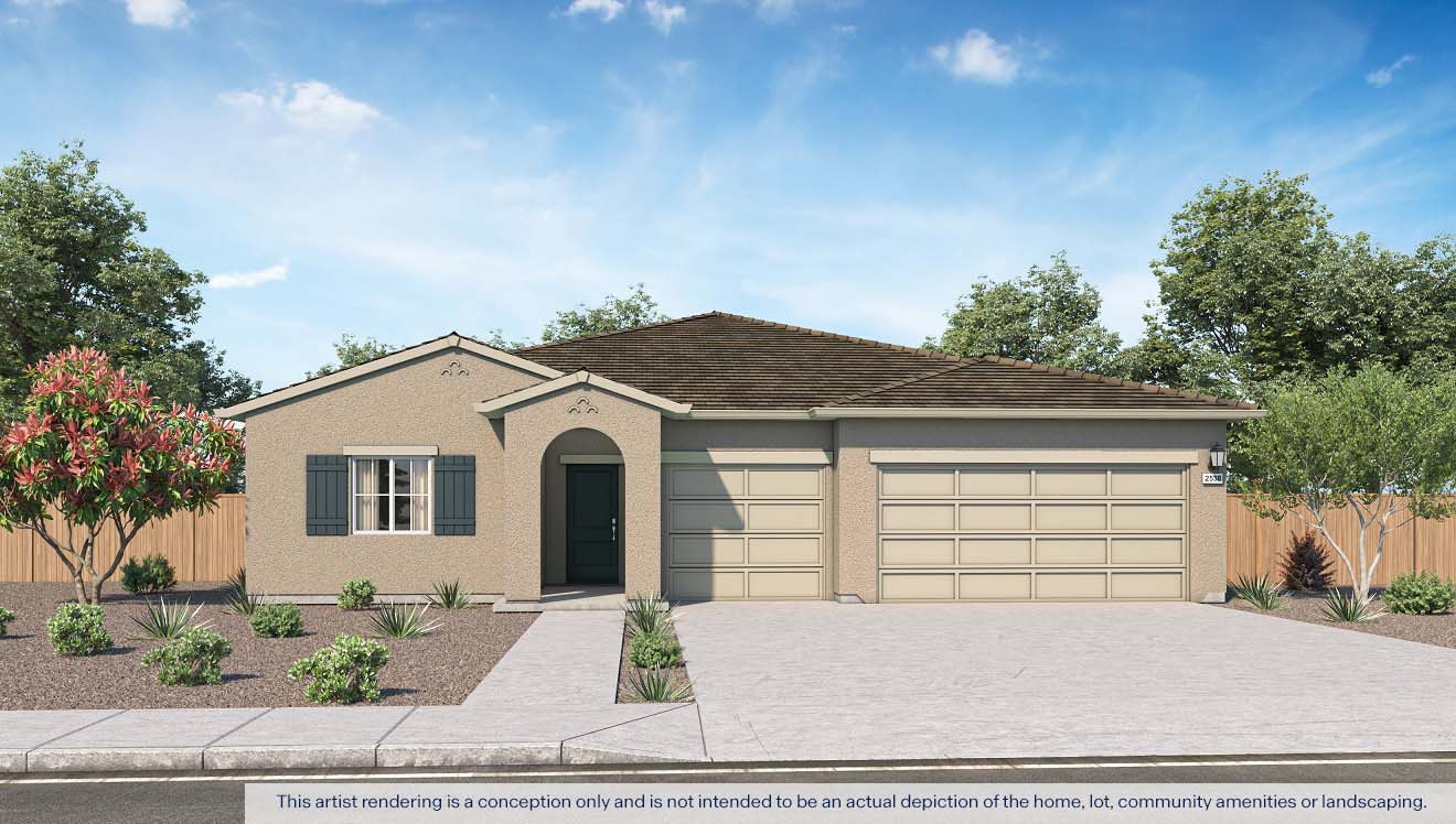 Magnolia at Shastina Ranch Plan 2538 Exterior Mission Elevation