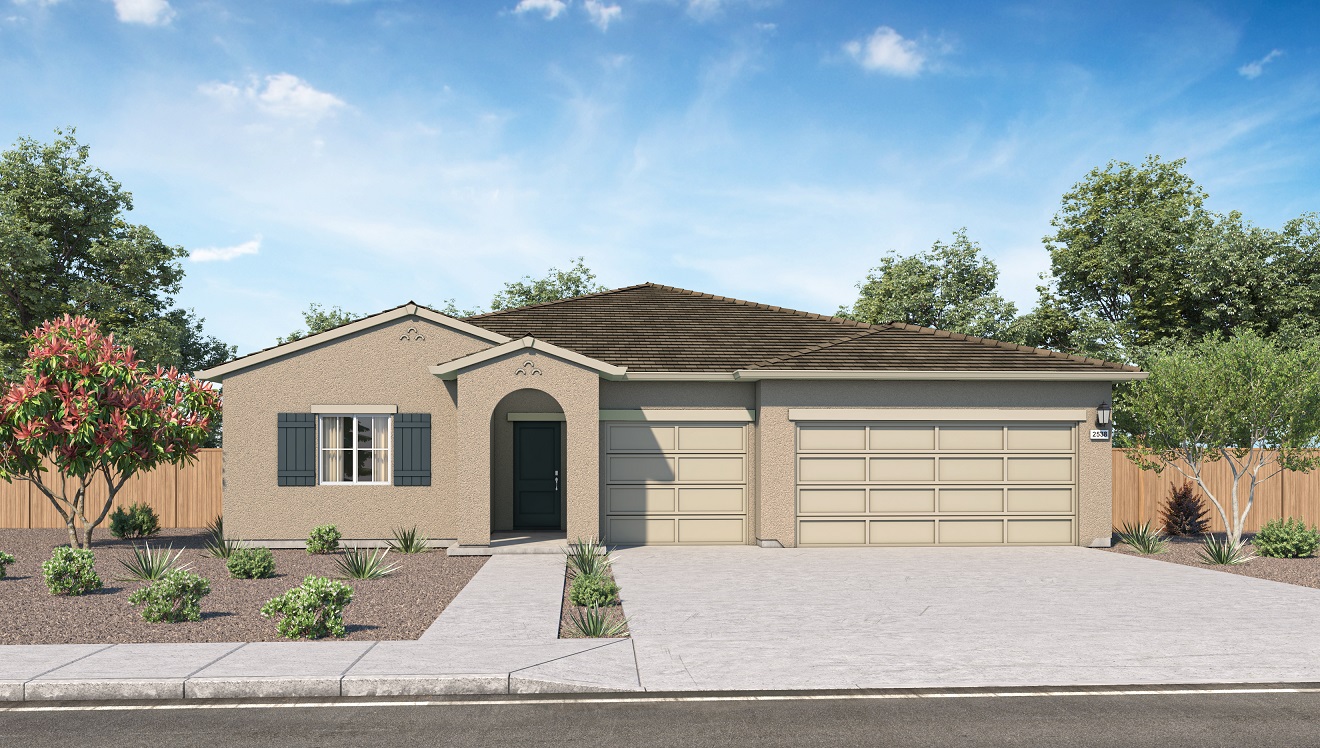 Magnolia at Shastina Ranch Plan 2538 Exterior Mission Elevation