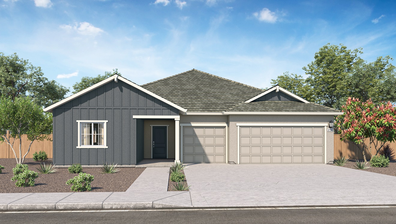 Magnolia at Shastina Ranch Plan 2754 Exterior Farmhouse Elevation Rendering
