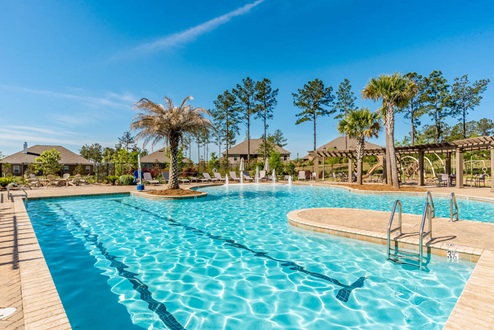Array of resort-style community amenities