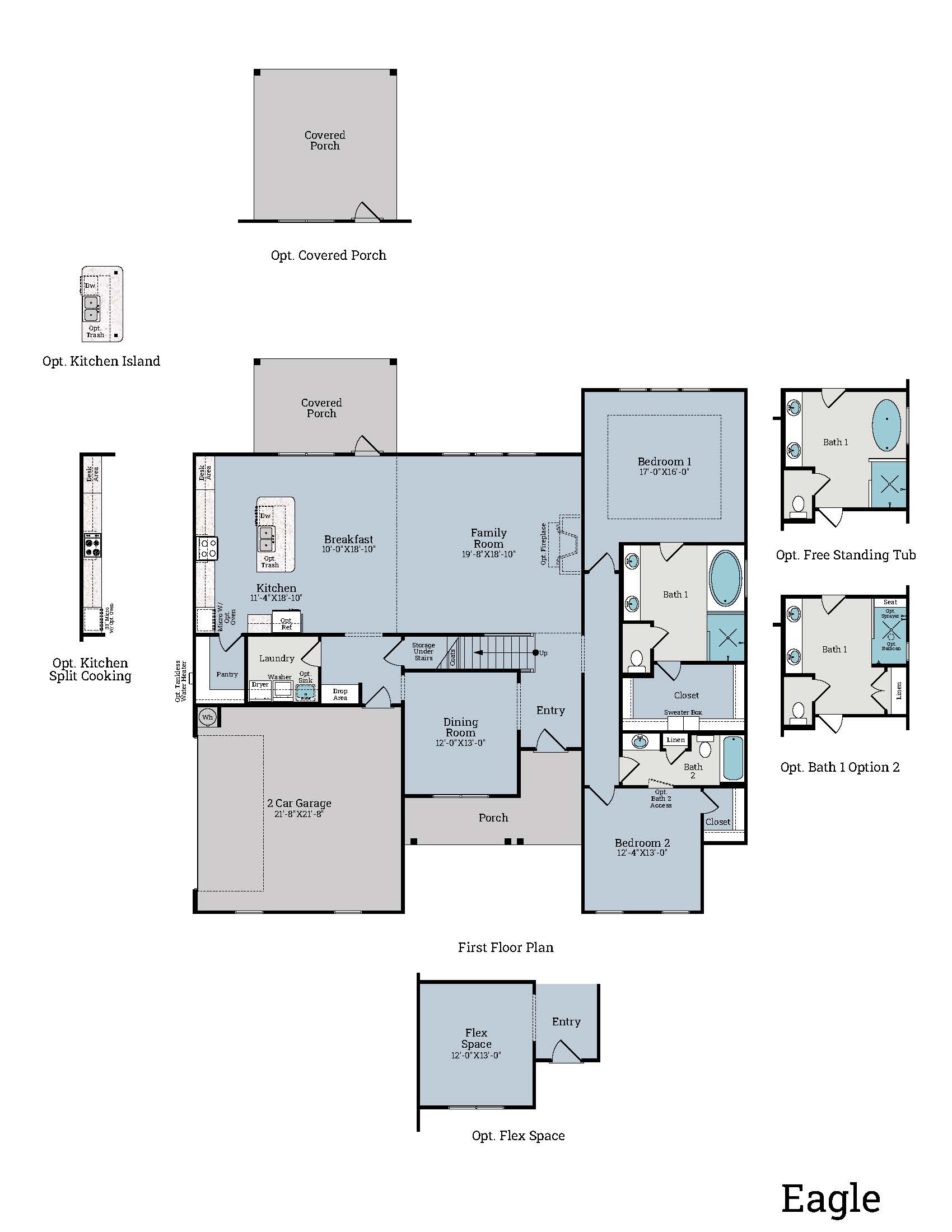 Floor Plan in Fox Hollow FAIRHOPE, AL D.R. Horton