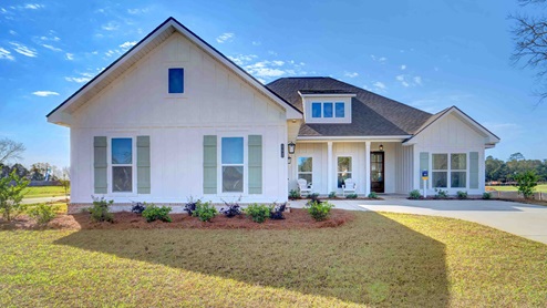 New home exterior.