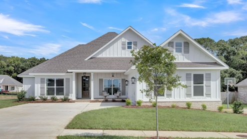 New home exterior.