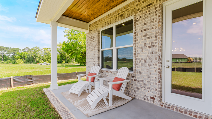Blue ridge back porch