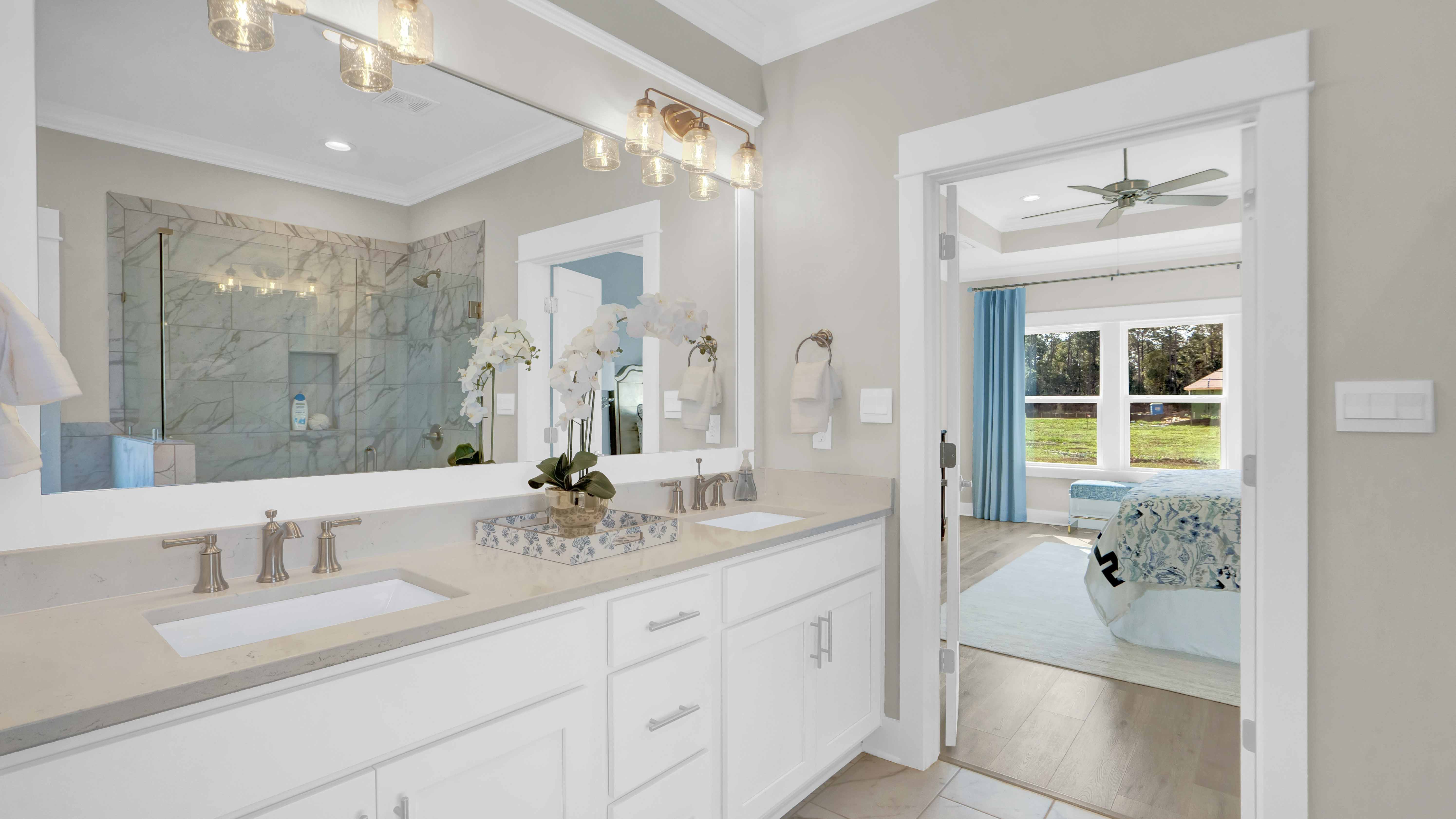 Elm model home interior.