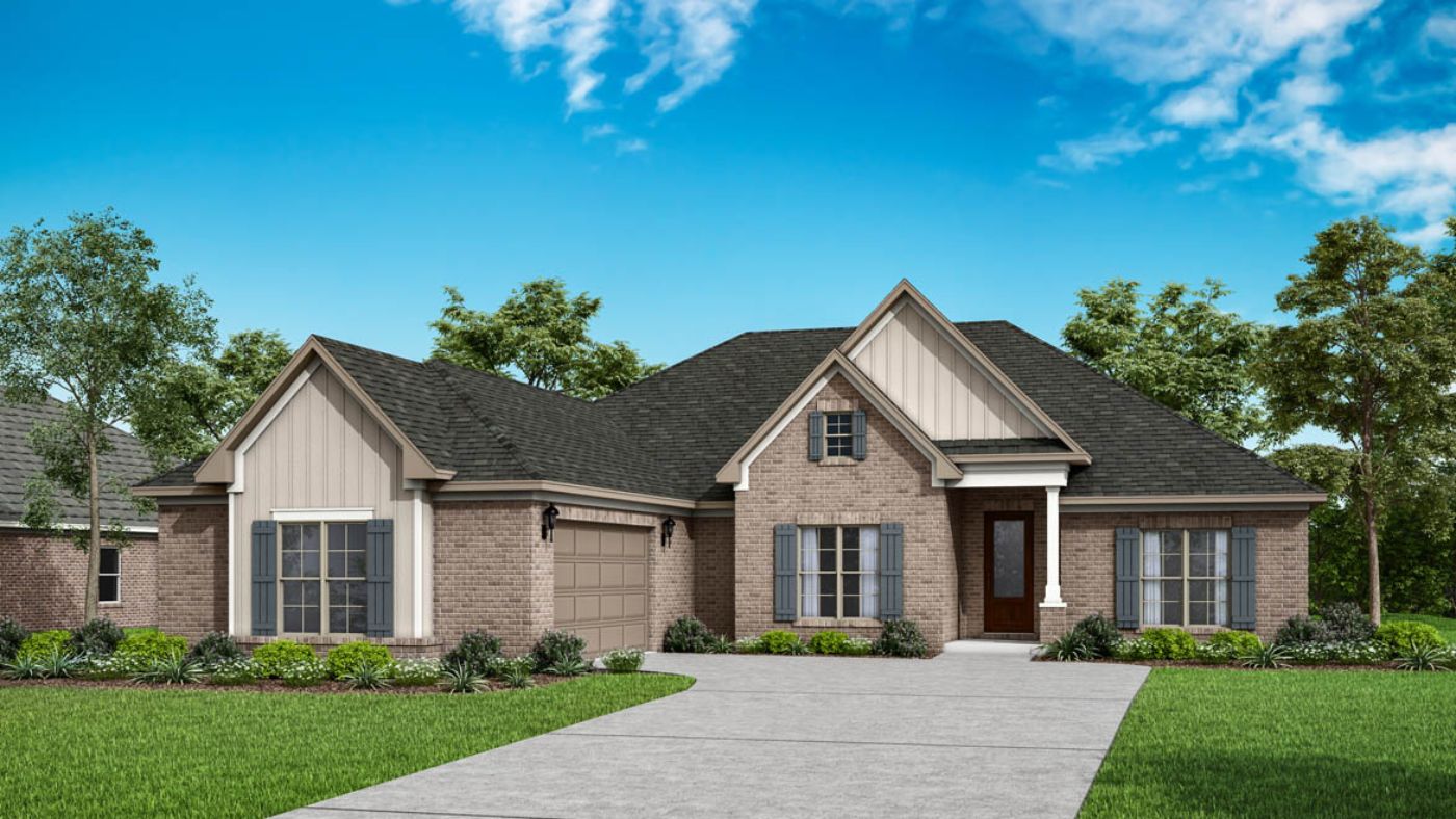 Birch A exterior rendering.