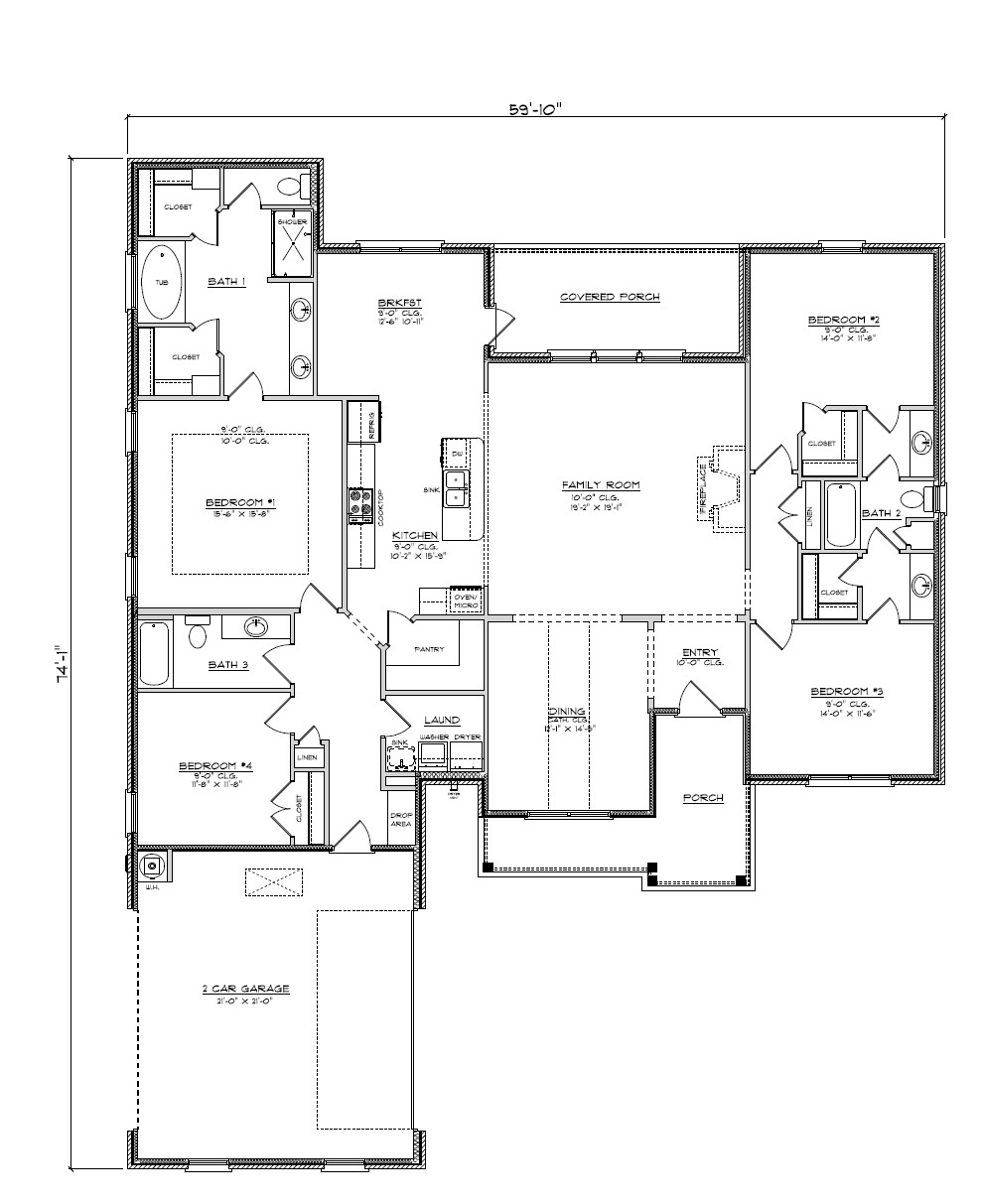 Birch B Floorplan Layout.