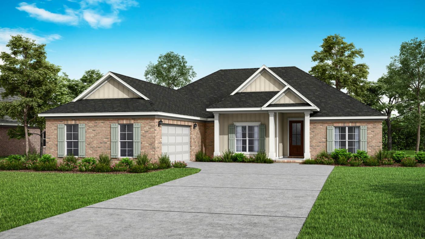 Birch B exterior rendering.