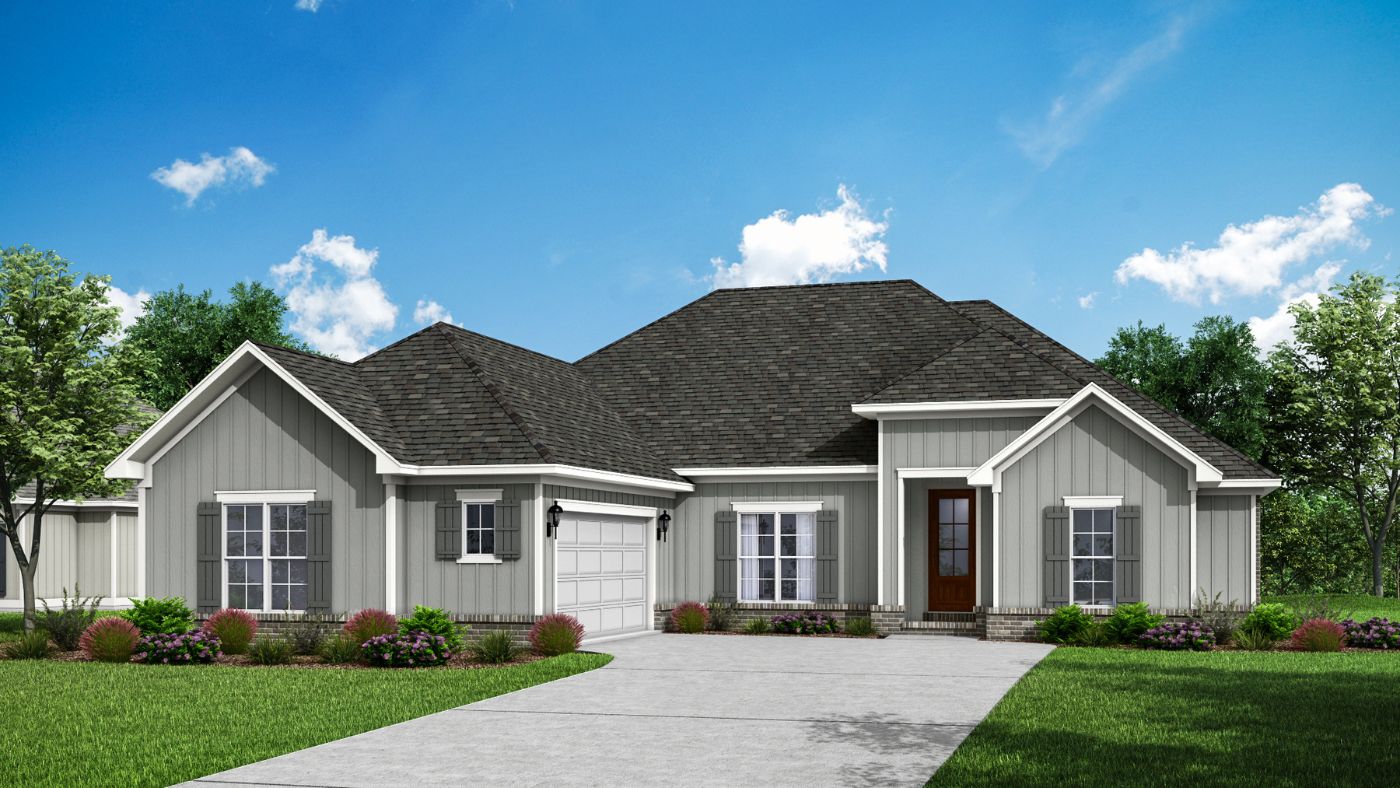 Elm B exterior rendering.