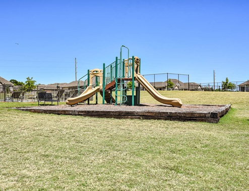 Playground at Old Battles Village.