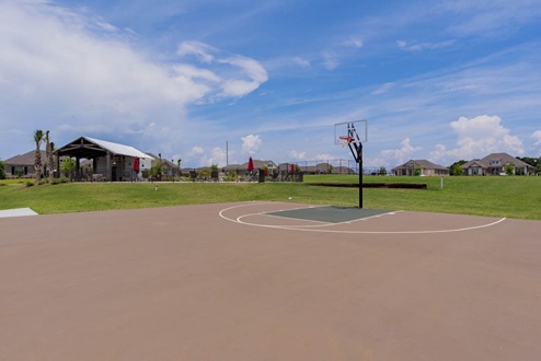 Basketball Court at Old Battes Village.