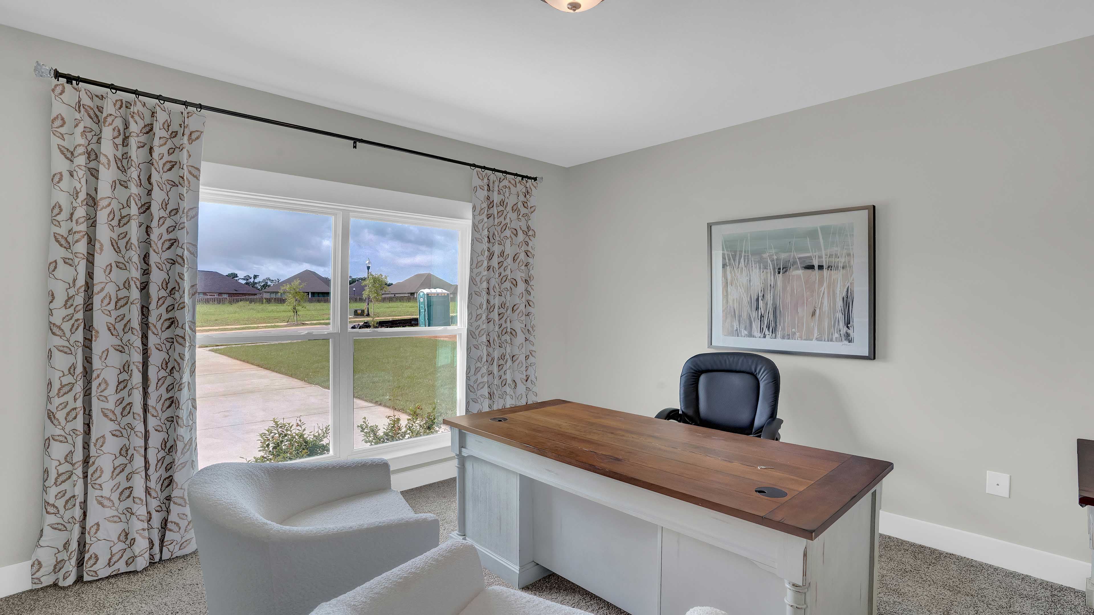 Holly model home interior.