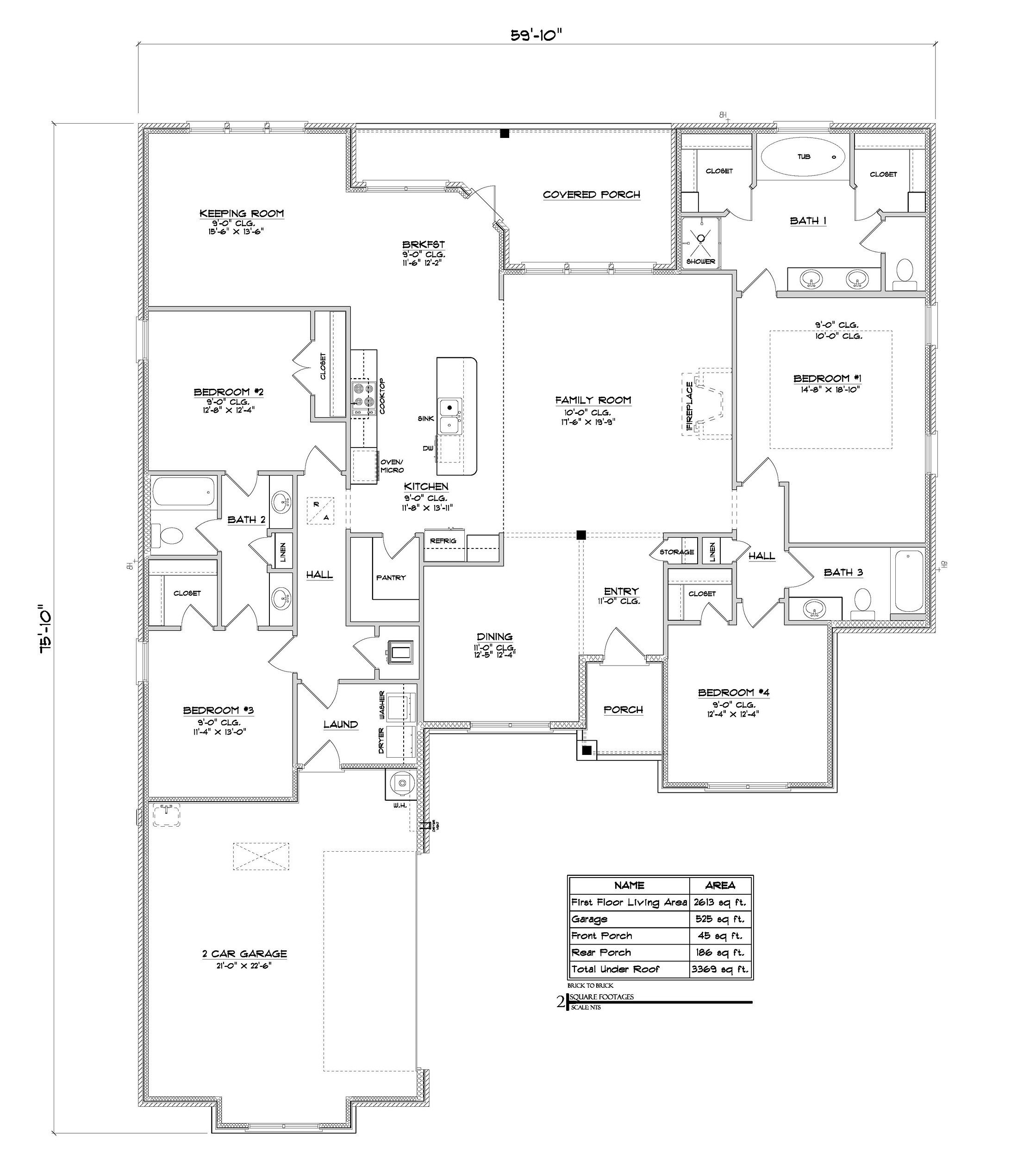 Holly A floorplan.