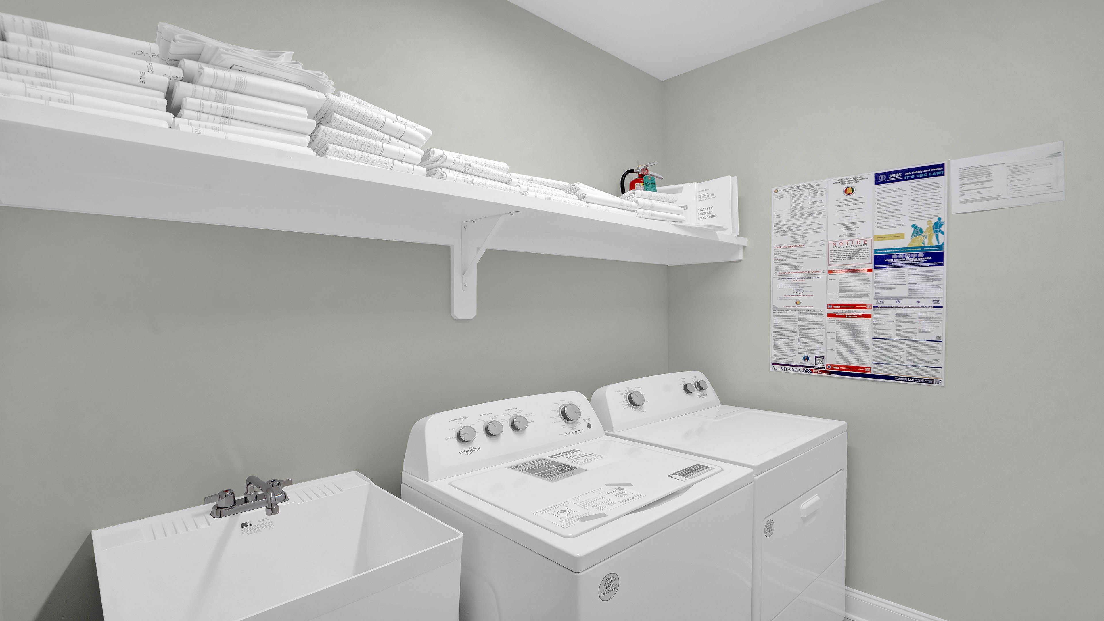 Pecan model home interior.