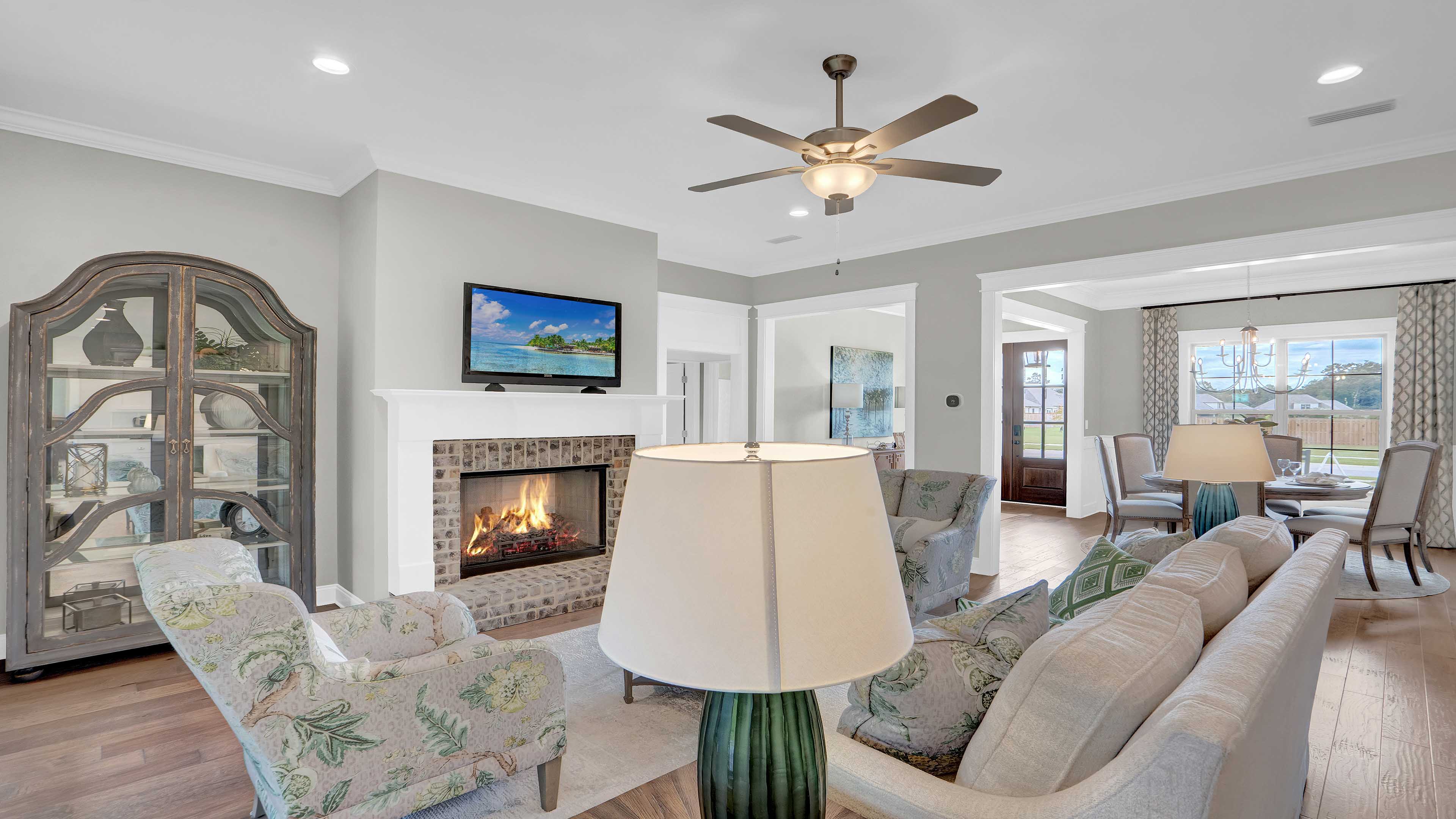 Pecan model home interior.