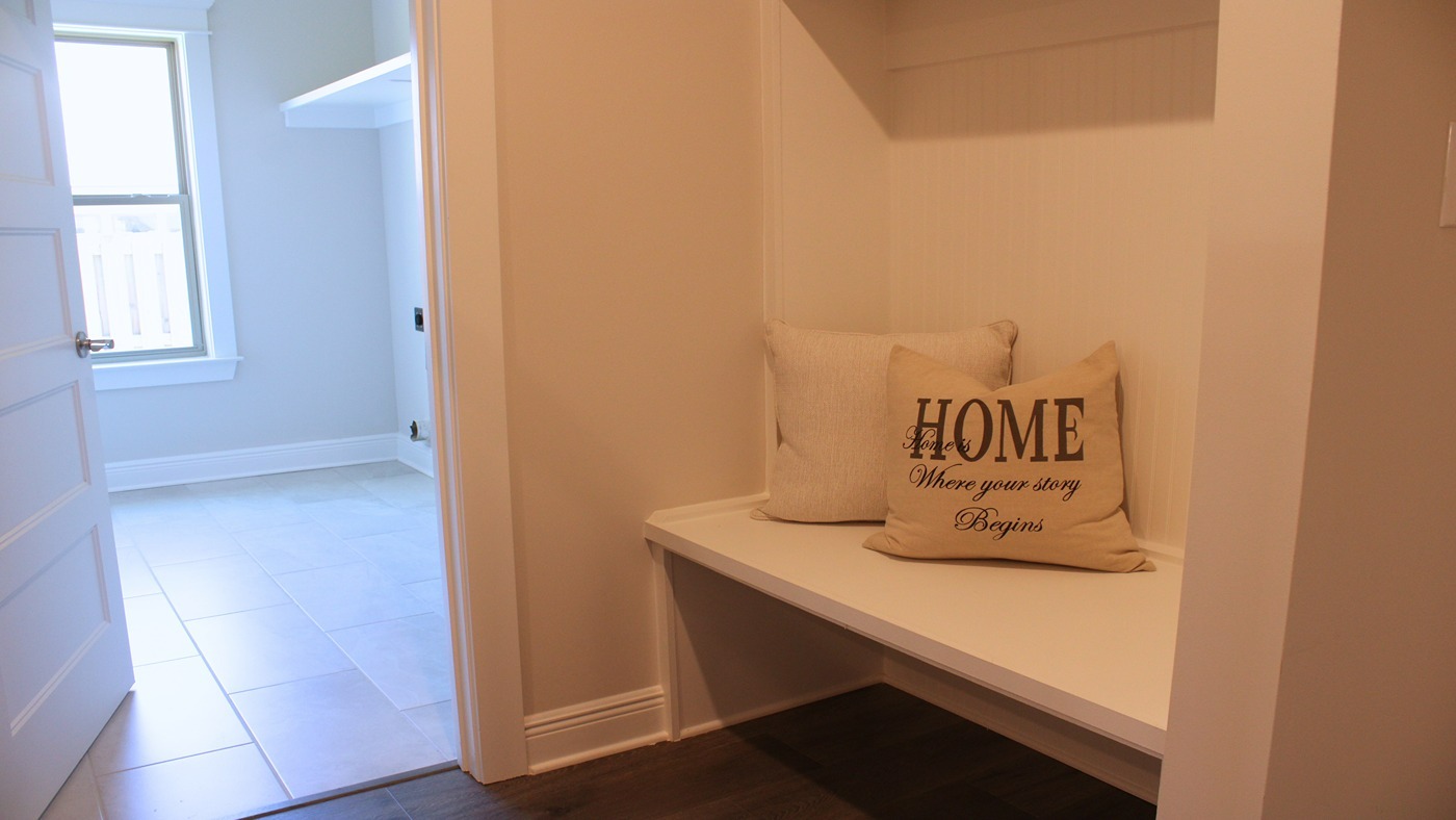 Walnut new home interior.