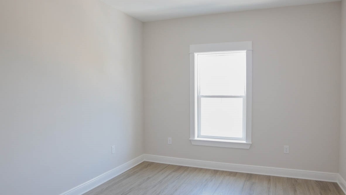 Third bedroom with window.