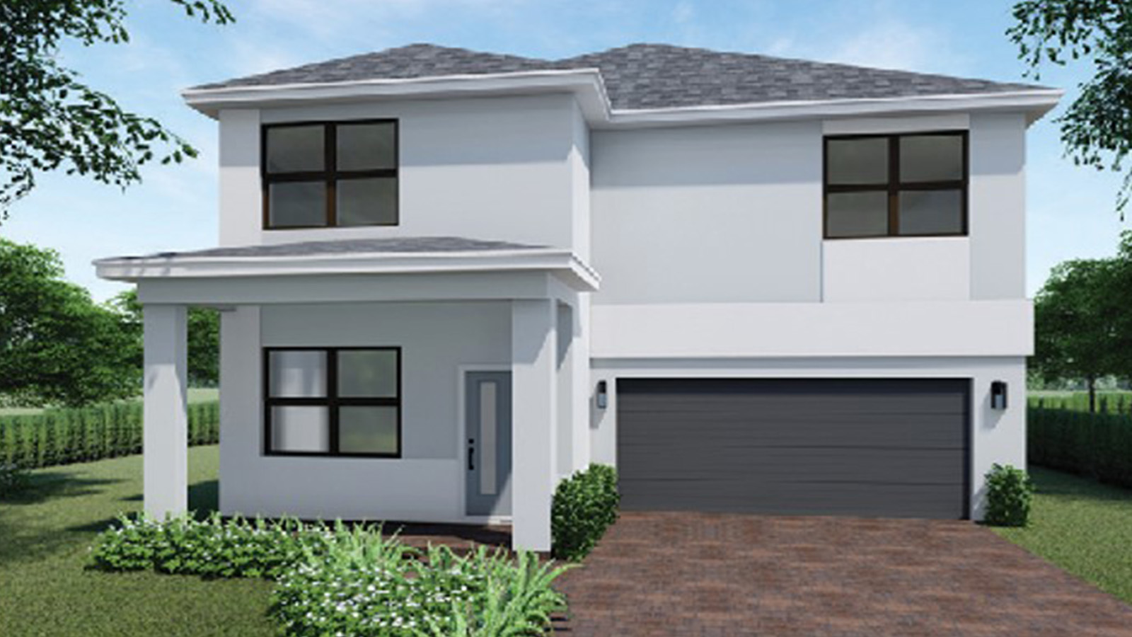 parker modern elevation