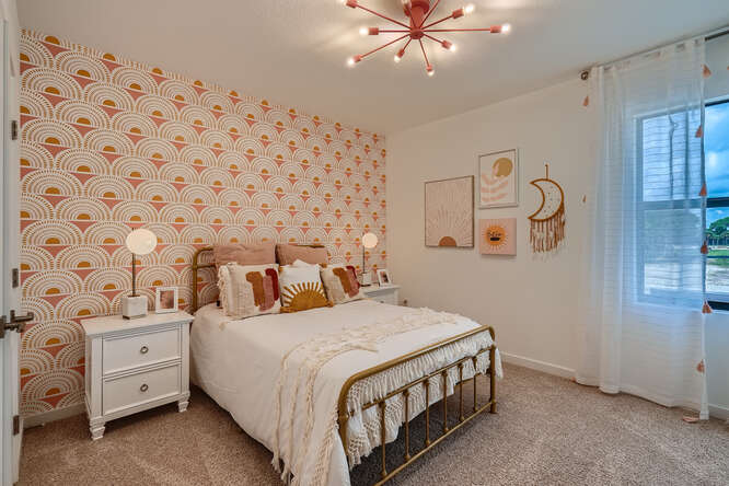 secondary bedroom on second floor