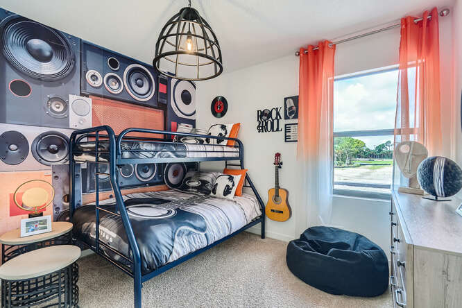secondary bedroom on second floor