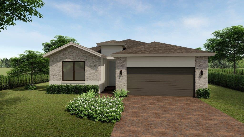 Delray Exterior Rendering Contemporary Elevation