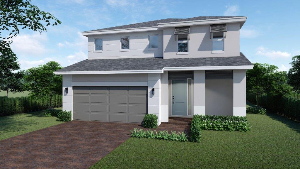 Ponte Vedra Exterior Rendering Coastal Elevation