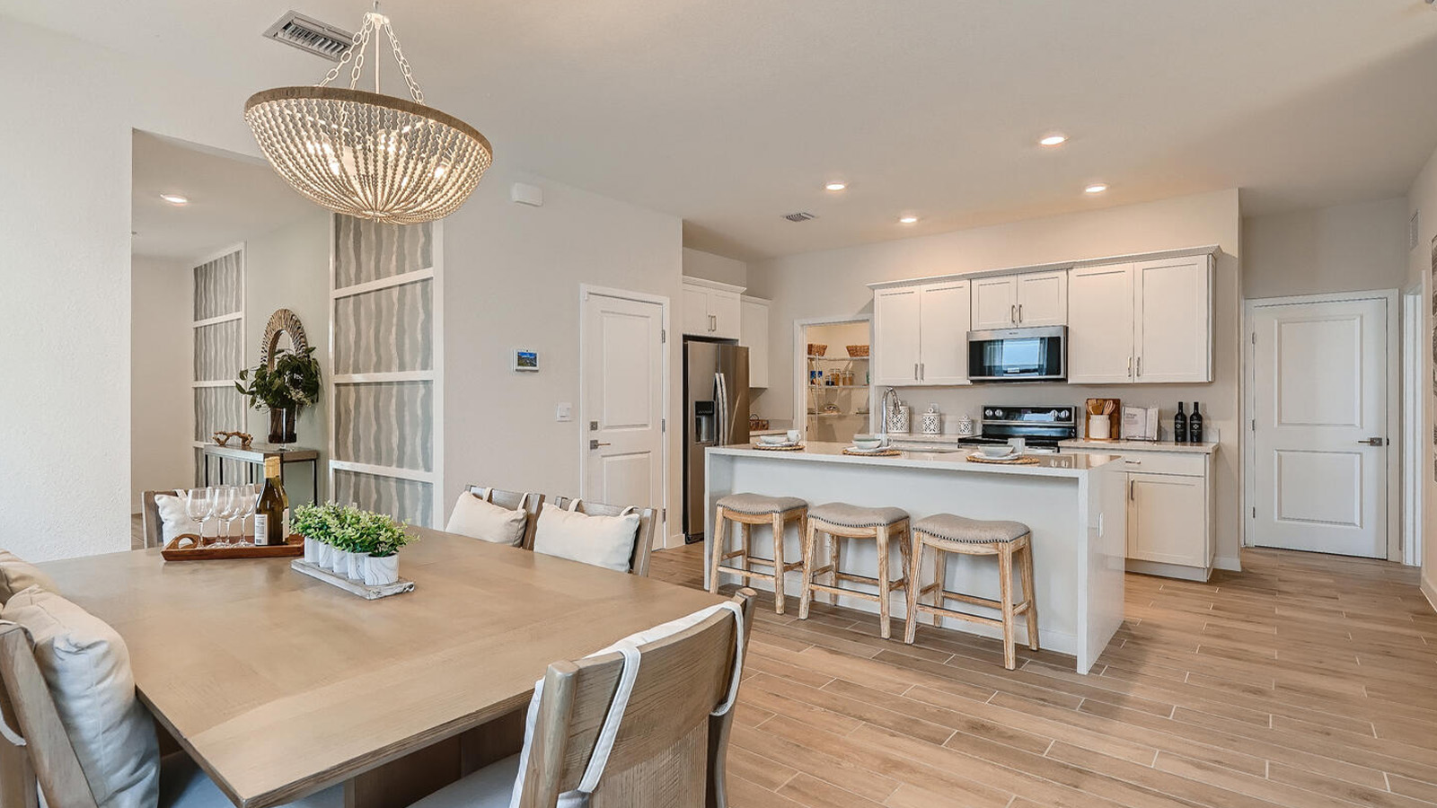 robie floorplan main living area with kitchen island